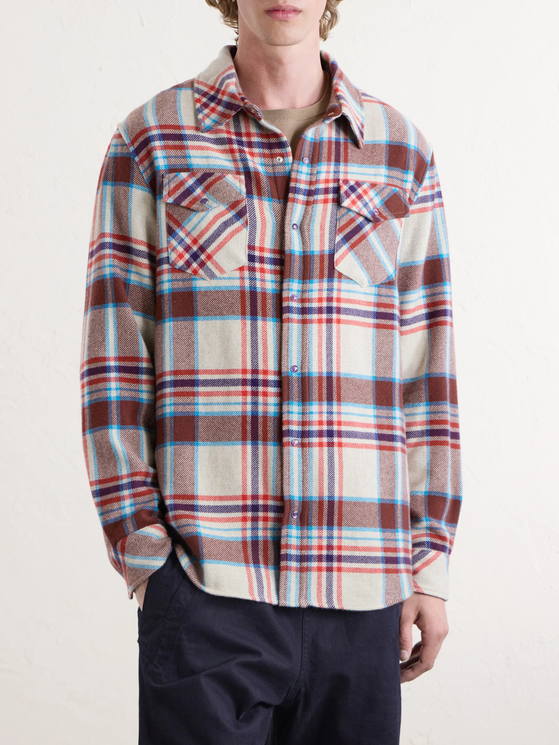 Cashmere Shirt Checked