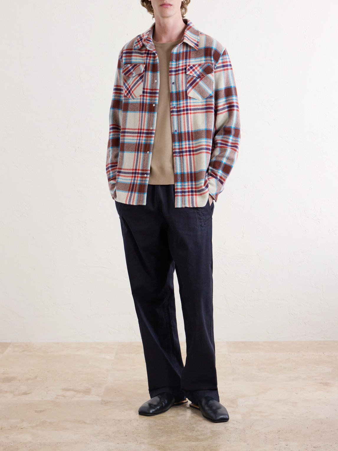 Cashmere Shirt Checked