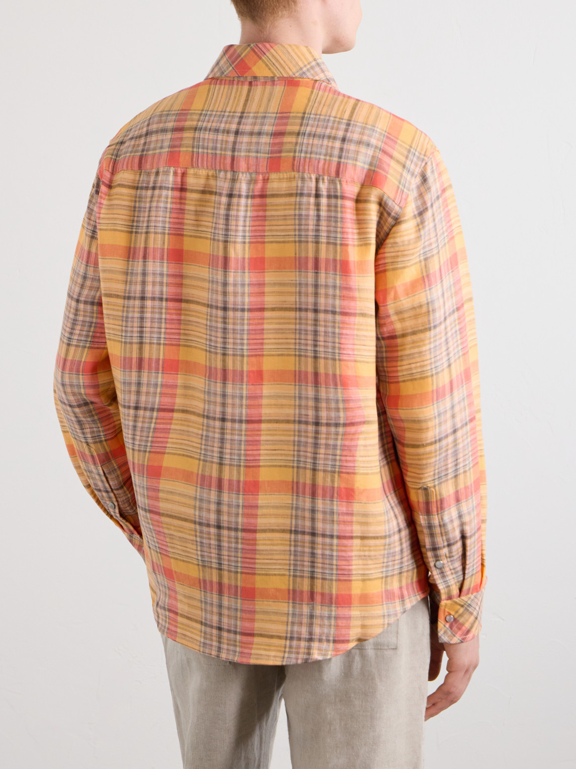 Twilight Checked Linen