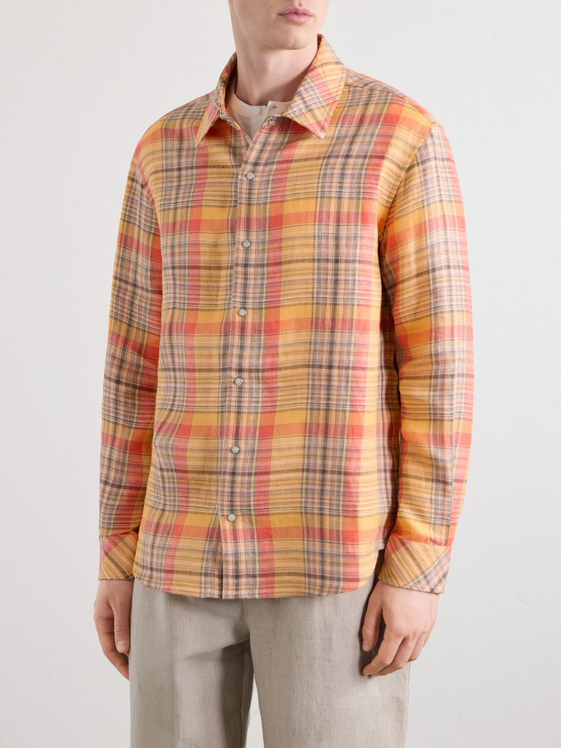 Twilight Checked Linen