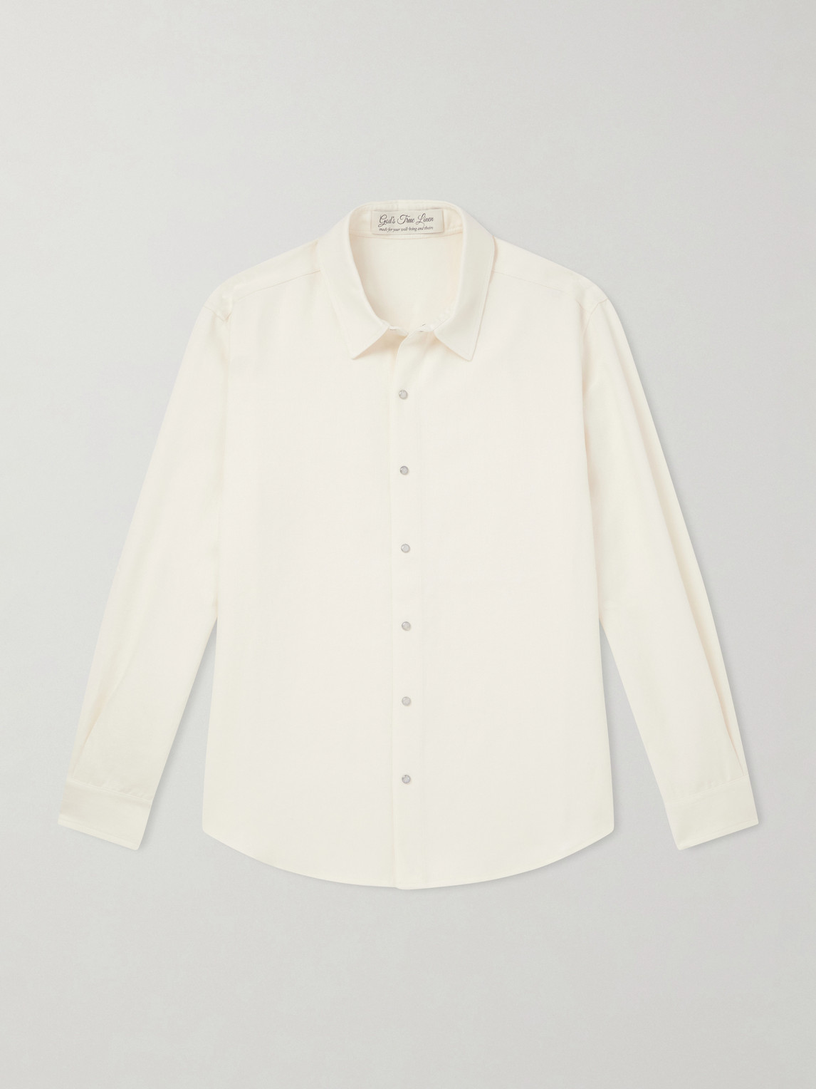 God's True Cashmere Linen-Twill Shirt - Men