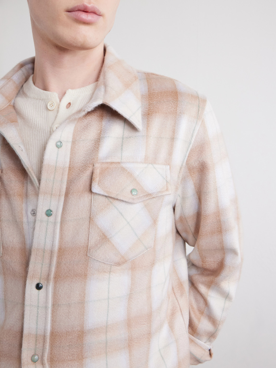 Cashmere Shirt Checked