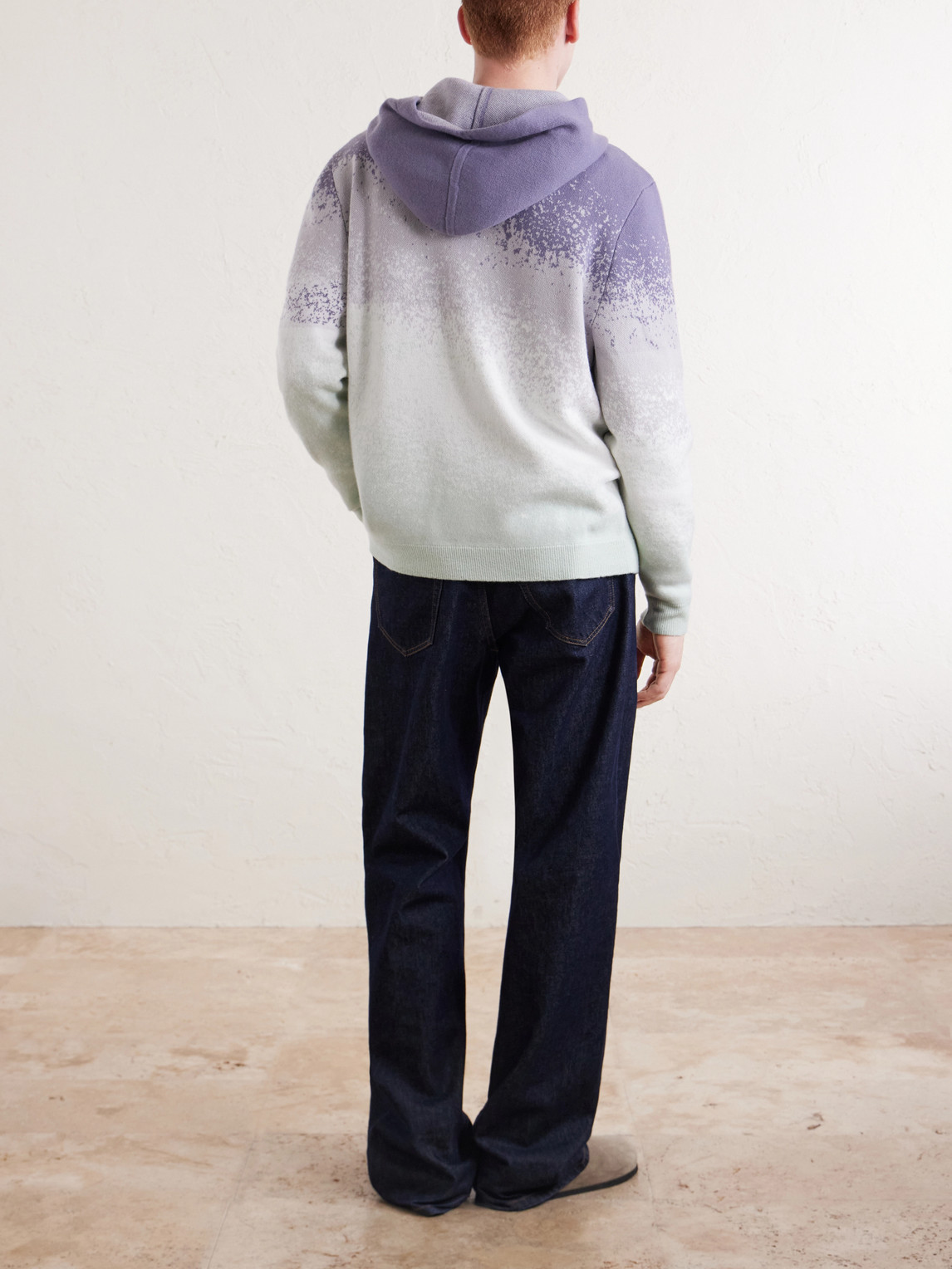 Ombre Cashmere Hoodie