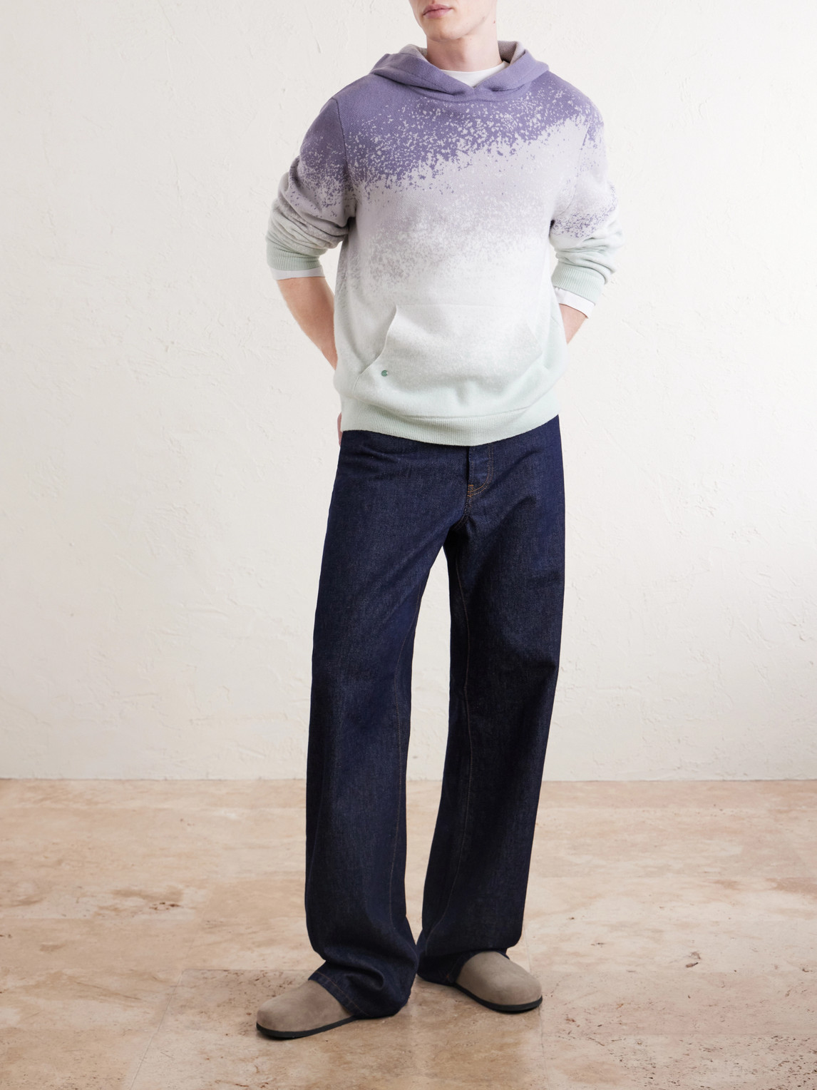 Ombre Cashmere Hoodie