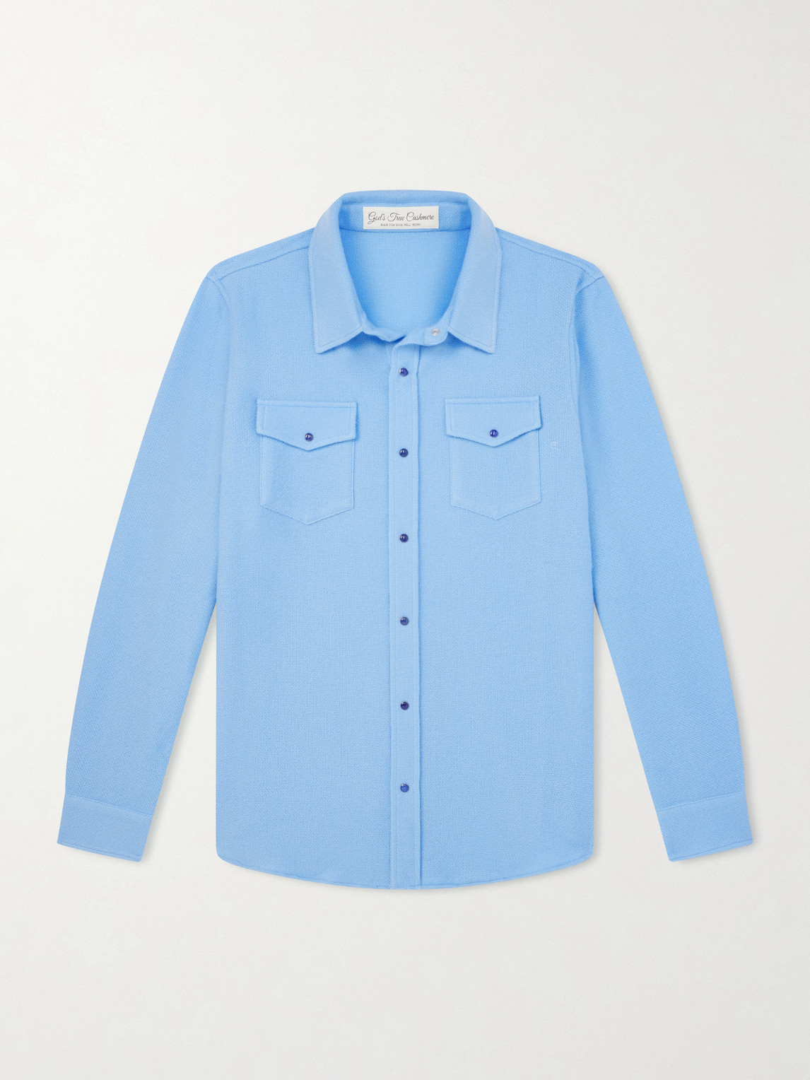God's True Cashmere Lagoon Cashmere Shirten