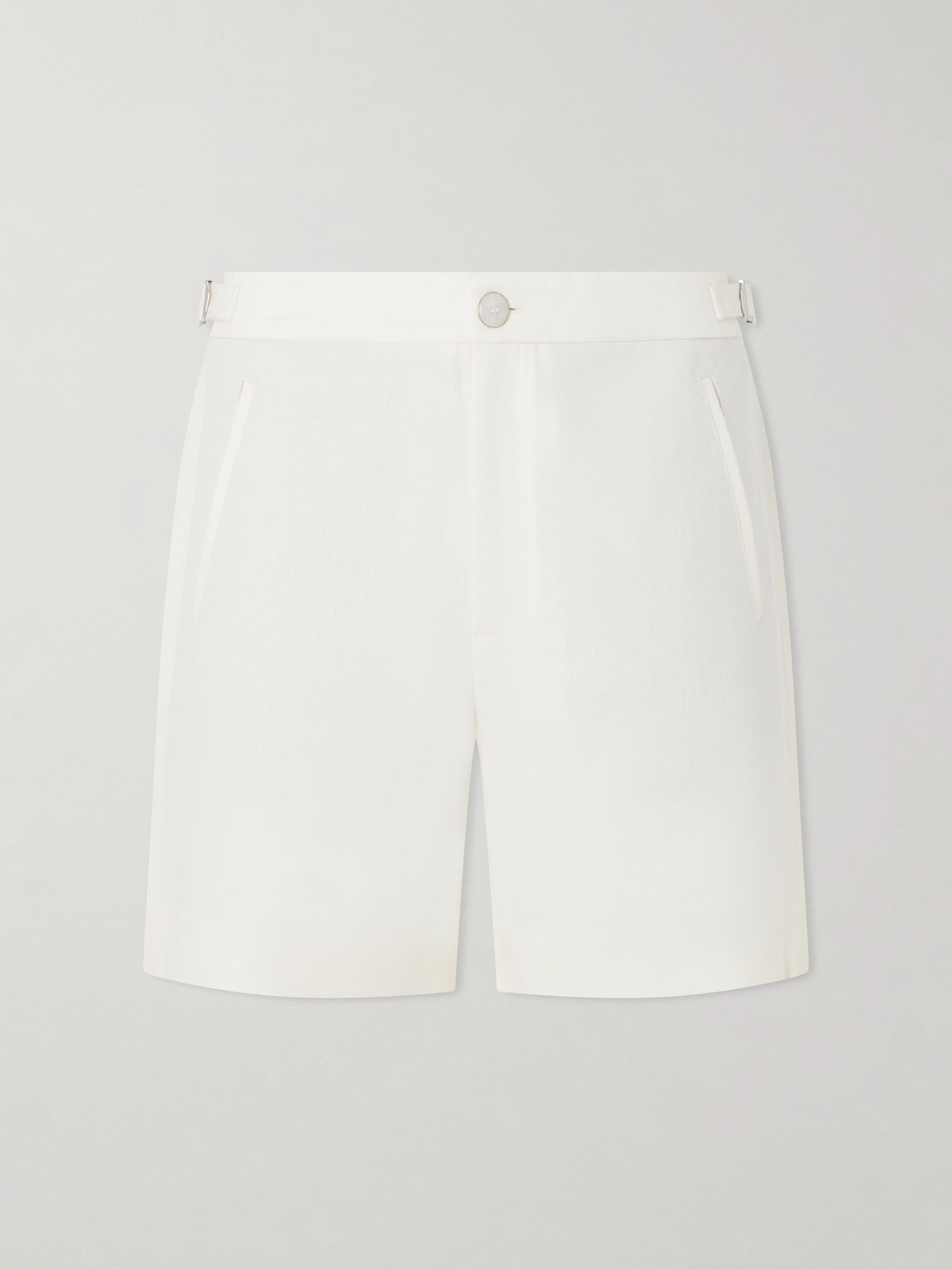 God's True Cashmere traight-Leg Linen-Twill horts - Men