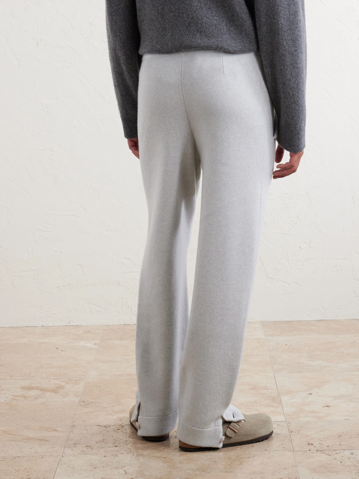  God's True Cashmere - Straight-leg Cashmere Trousers - Men - Gray - S 