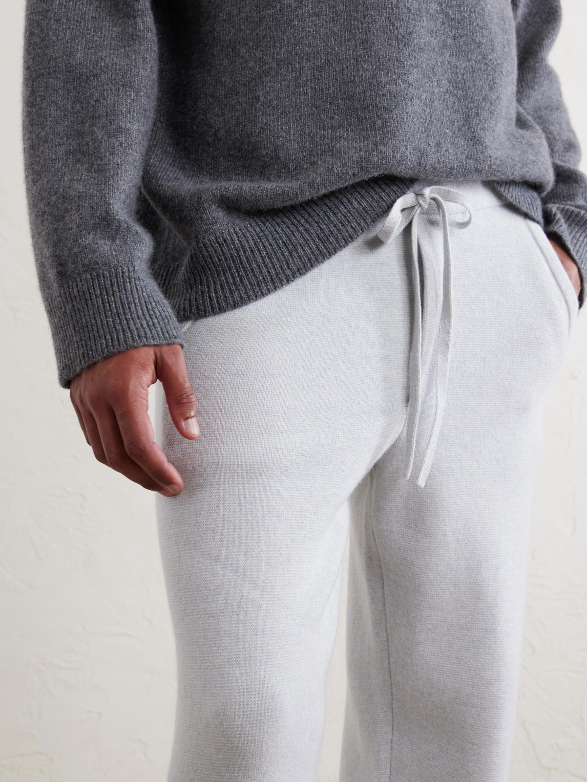Straight-Leg Cashmere Trousers