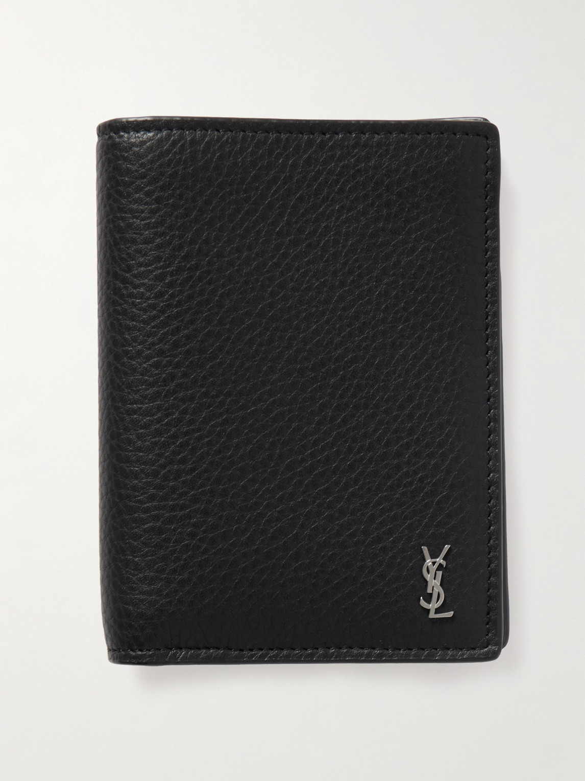 Saint Laurent Logo-Appliquéd Full-Grain Leather Billfold Wallet - Men