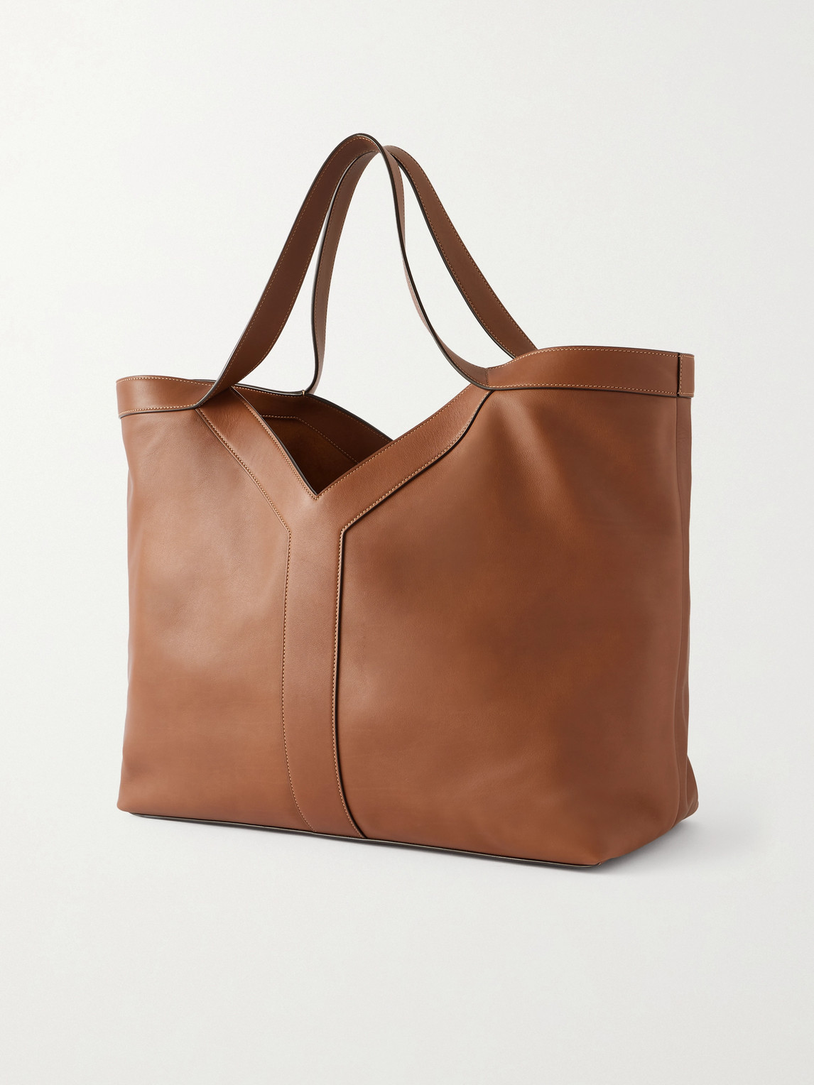  Saint Laurent - Marais Leather Tote Bag - Men - Red 
