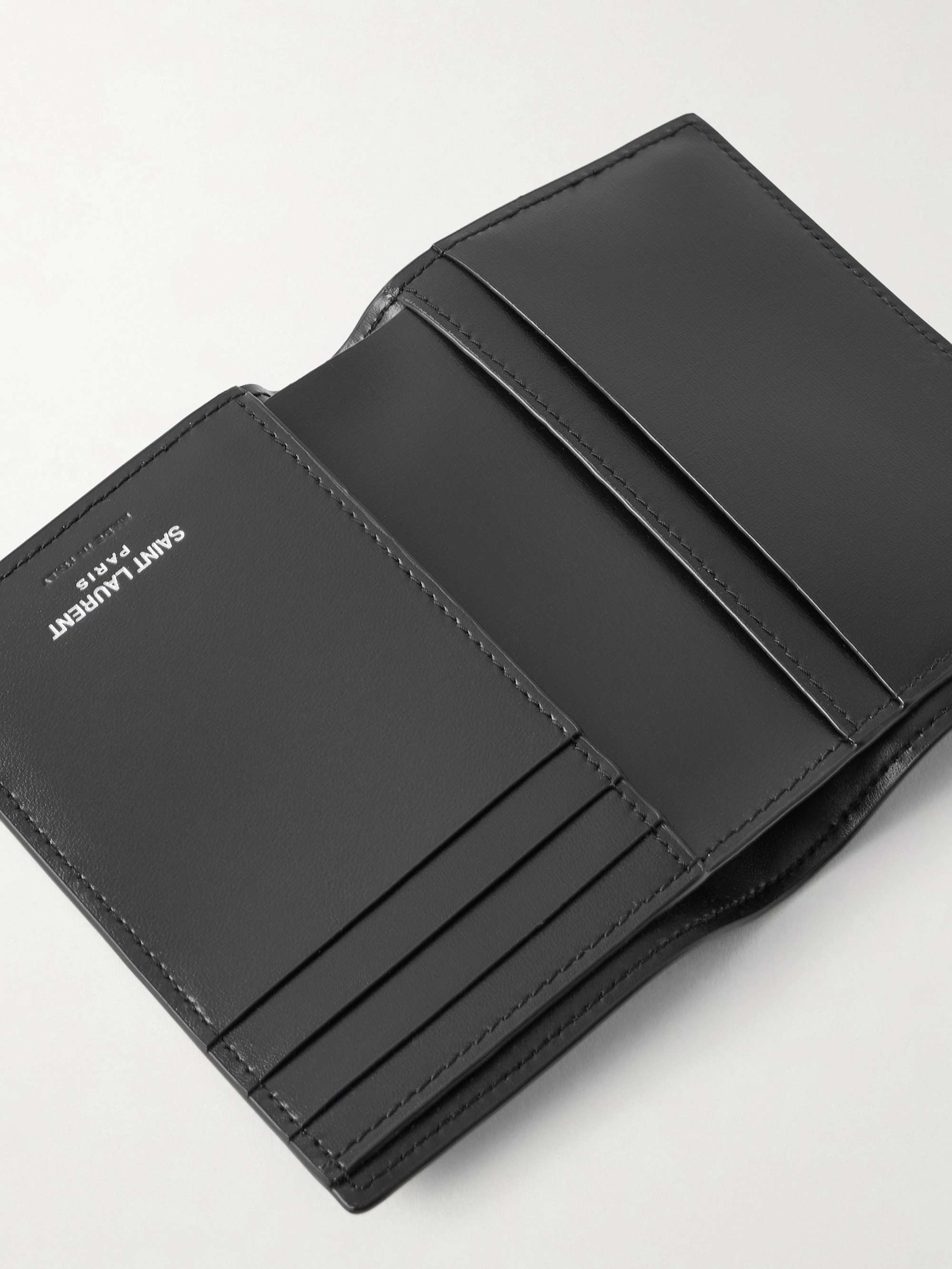 SAINT LAURENT 三つ折りウォレット SAINT LAURENT Leather Trifold Wallet for Men | MR PORTER