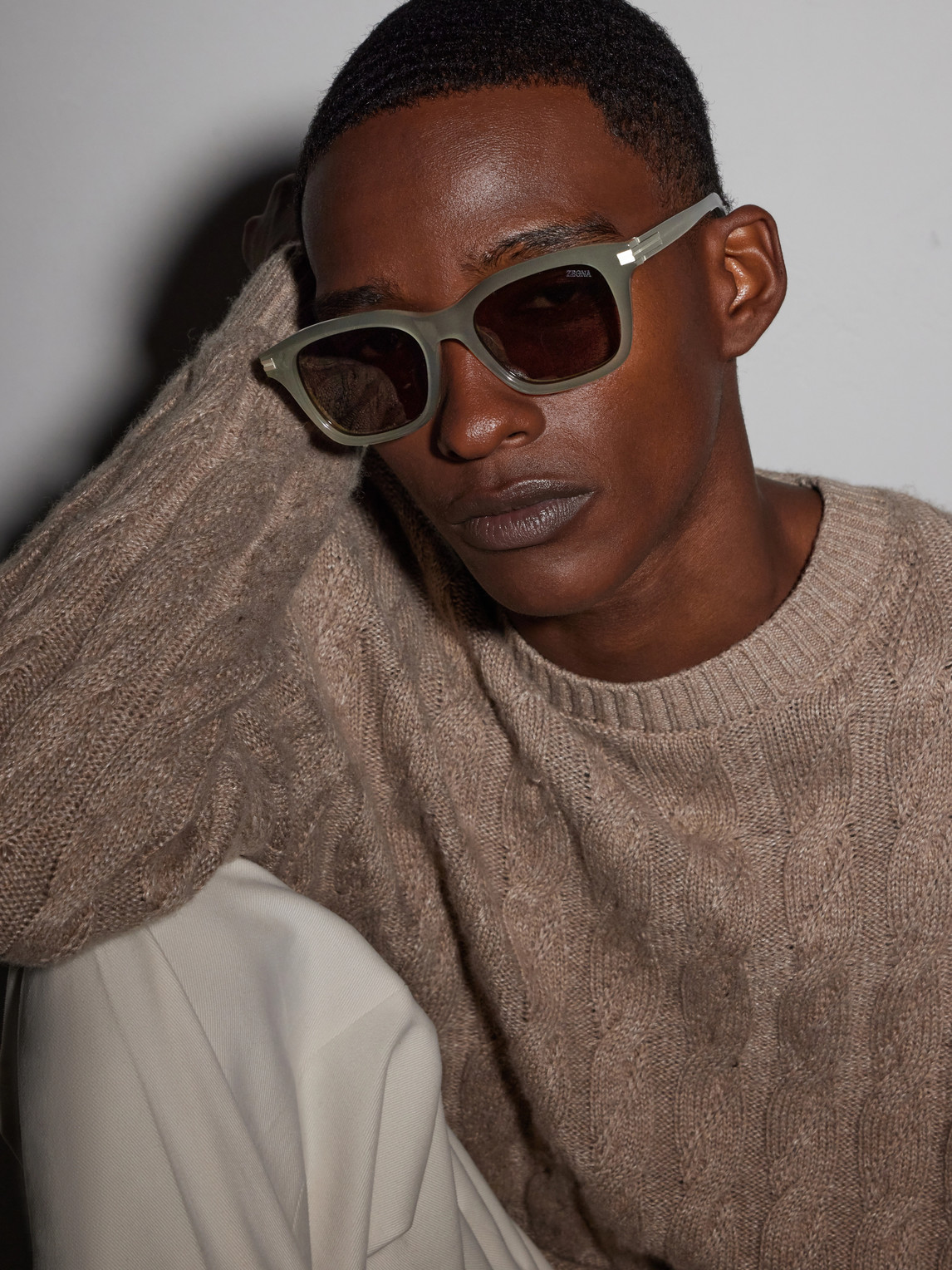 Zegna Square-Frame Acetate Sunglasses - Men | Thumbnail 5