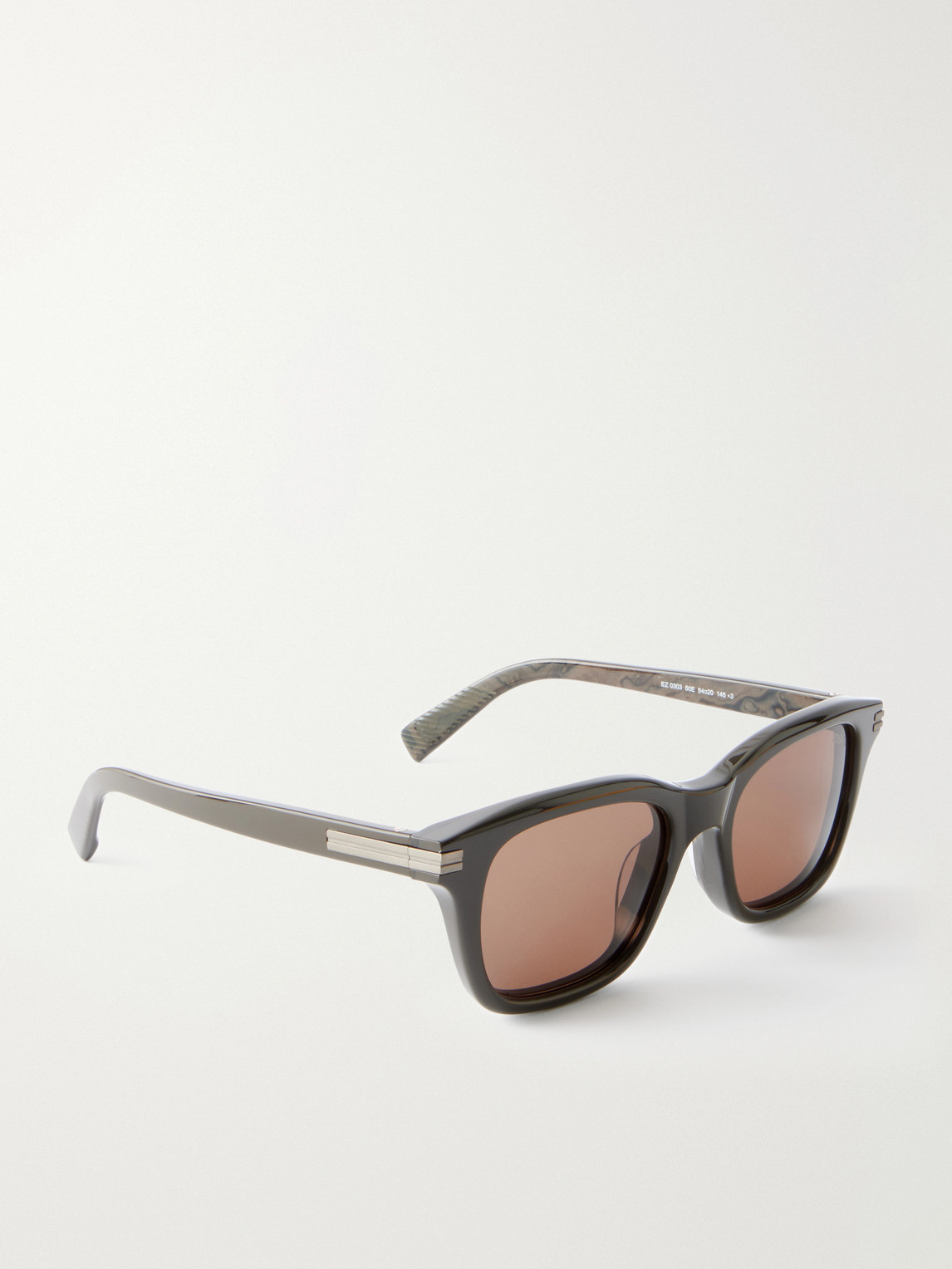 Zegna Rectangular-Frame Acetate Sunglasses - Men | Thumbnail 4 Zegna Rectangular-Frame Acetate Sunglasses - Men | Thumbnail 4