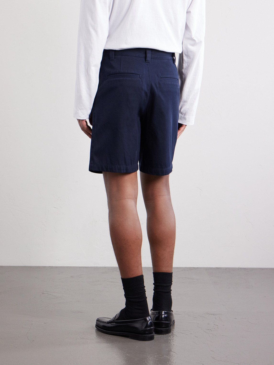  A.p.c. - Otis Straight-leg Cotton Shorts - Men - Blue - S 