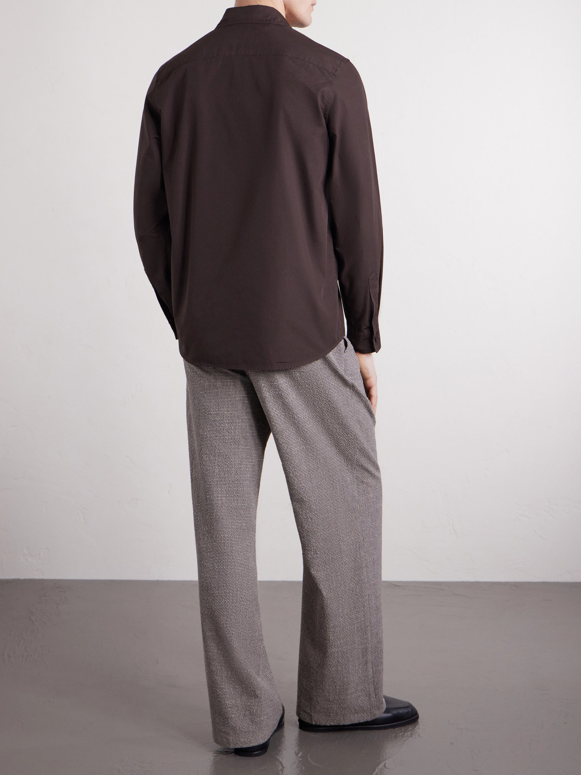  A.p.c. - Warren Organic Cotton Shirt - Men - Brown - Xs 