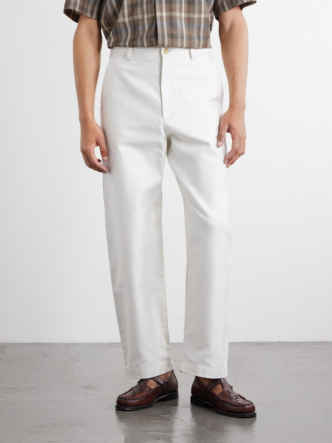  A.p.c. - Dan Straight-leg Cotton Chinos - Men - Neutrals - It 52 