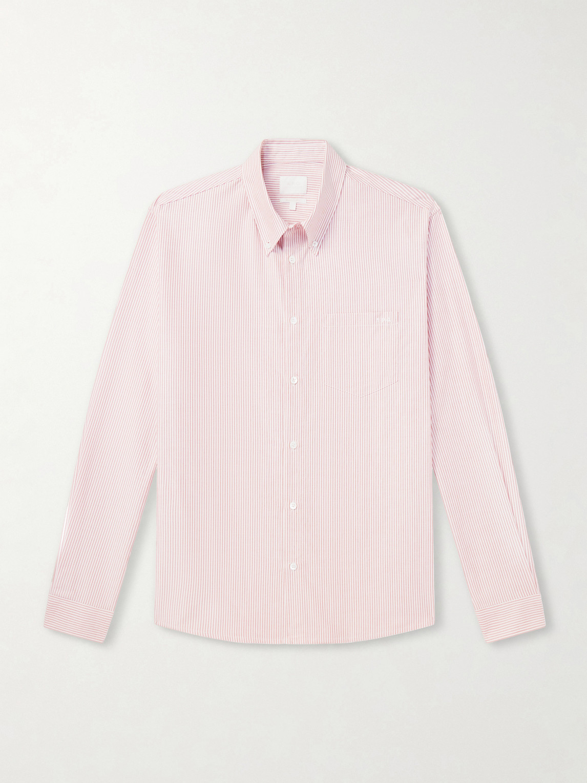 A.P.C. Button-Down Collar Striped Cotton Shirt - Men - Women's Clothing