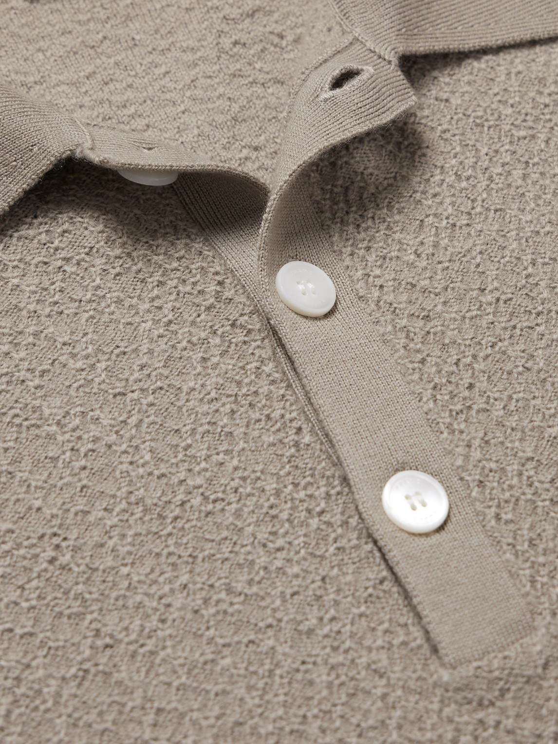  Frame - Wool Polo Sweater - Men - Gray - S 