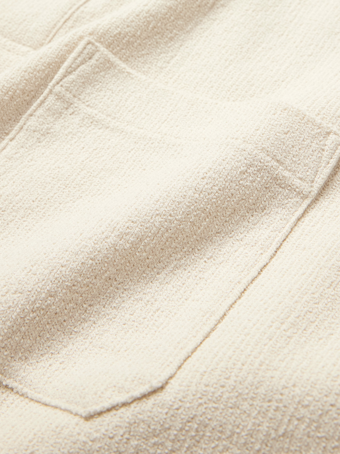 Frame - Textured Cotton-blend Polo Shirt - Men - Neutrals - S 