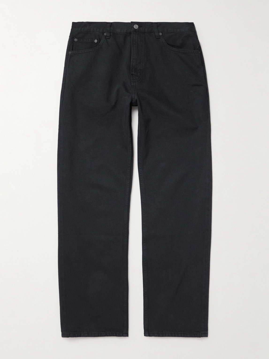 Frame Relaxed Straight-leg Jeans In Blue