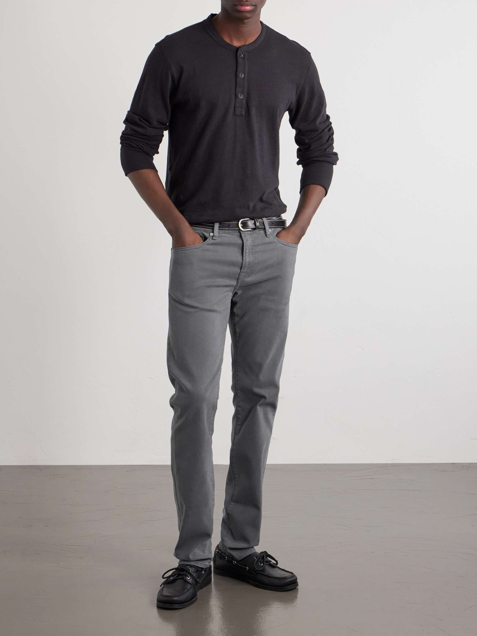 FRAME L'Homme Slim-Fit Stretch Lyocell-Blend Trousers