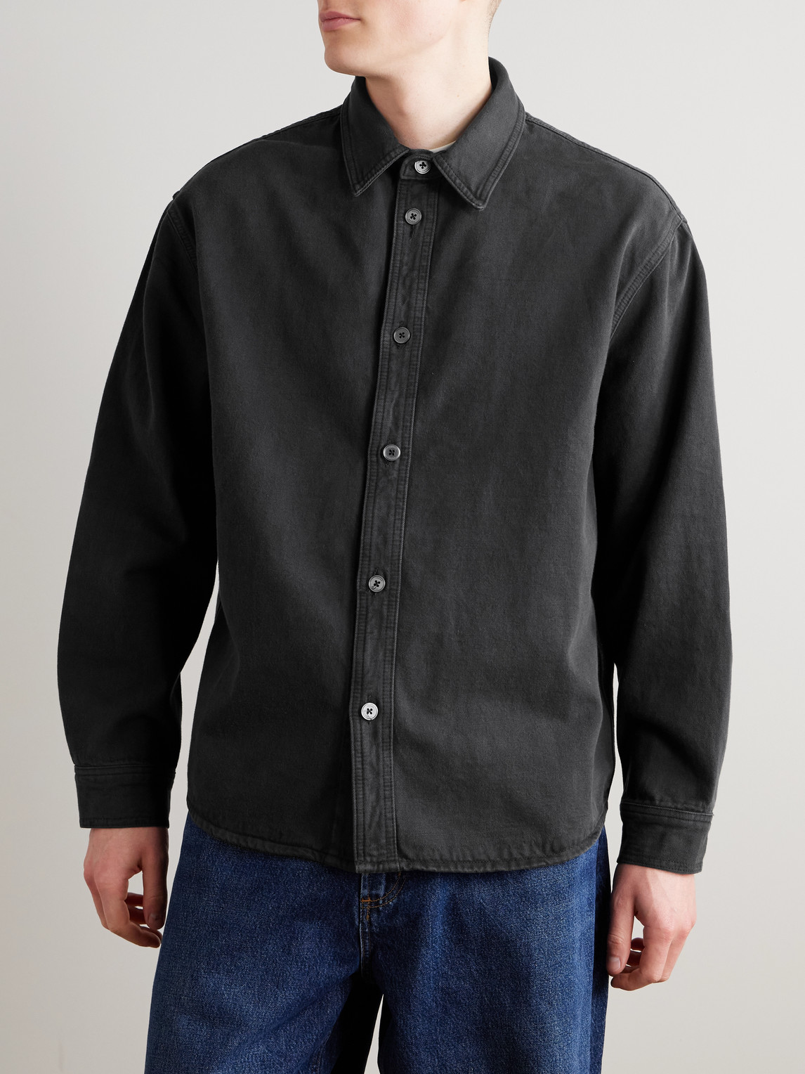  Frame - Denim Overshirt - Men - Black - S 