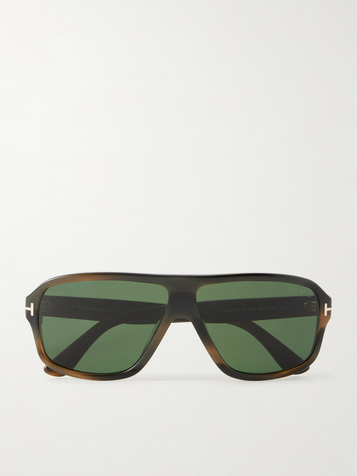 Tom Ford William 02 Aviator-Style Acetate Sunglasses - Men