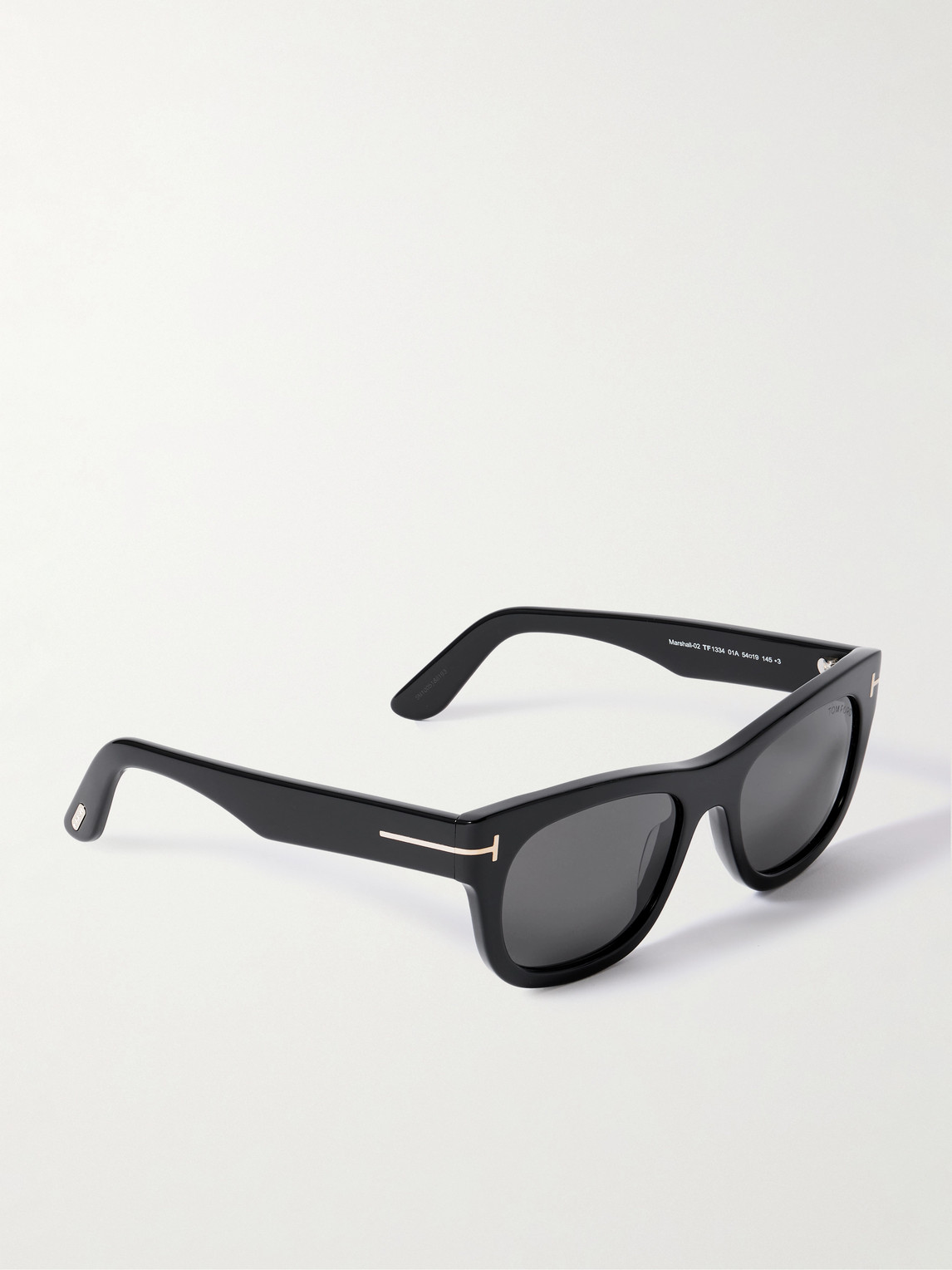 Tom Ford Marshall Rectangular-frame Acetate Sunglasses In Black