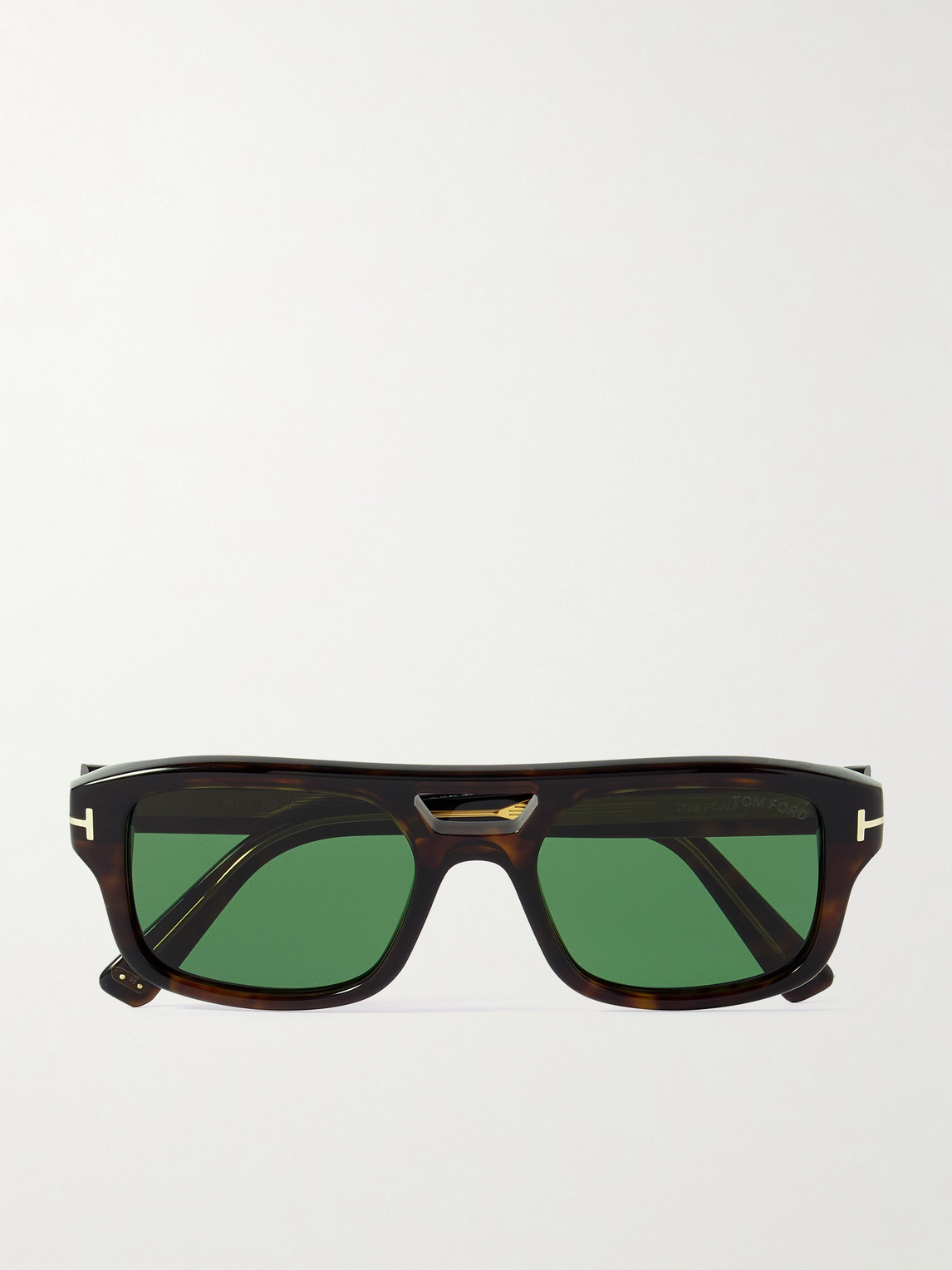 Tom Ford Navigator Aviator-Style Tortoiseshell Acetate Sunglasses - Men