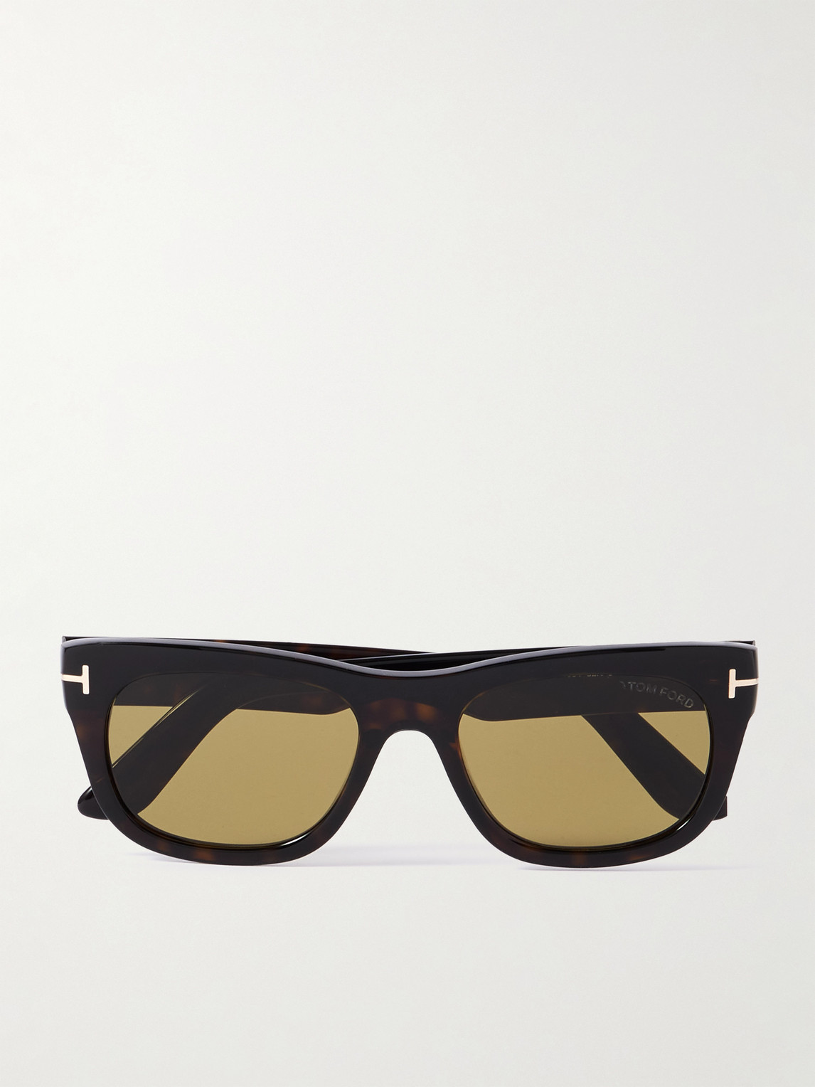 Tom Ford Marshall Rectangular-Frame Tortoiseshell Acetate Sunglasses - Men