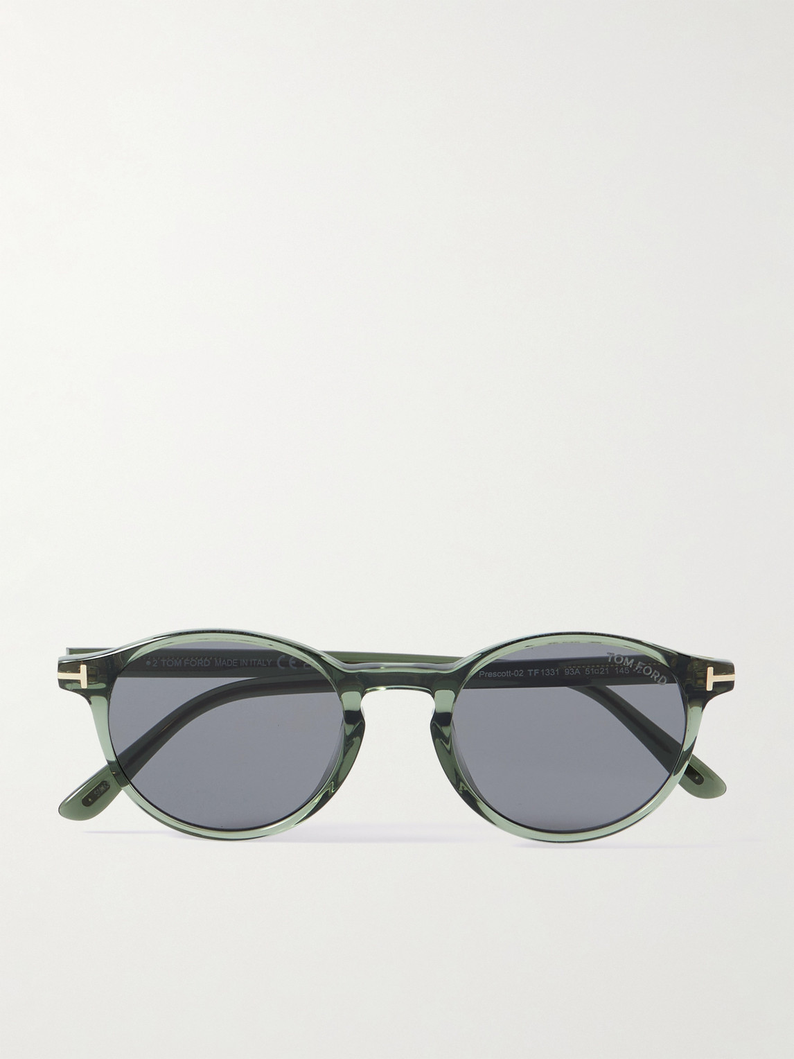 Tom Ford Prescott Round-Frame Acetate Sunglasses - Men