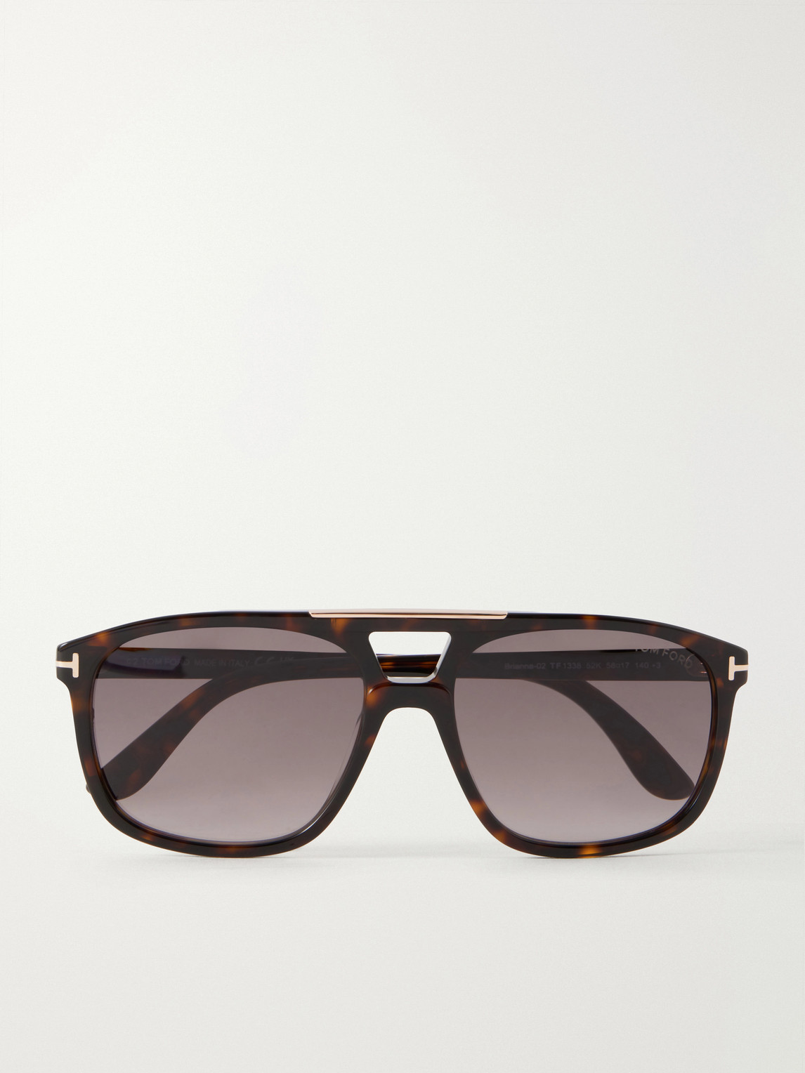 Tom Ford Briana Aviator-style Tortoiseshell Acetate Sunglasses