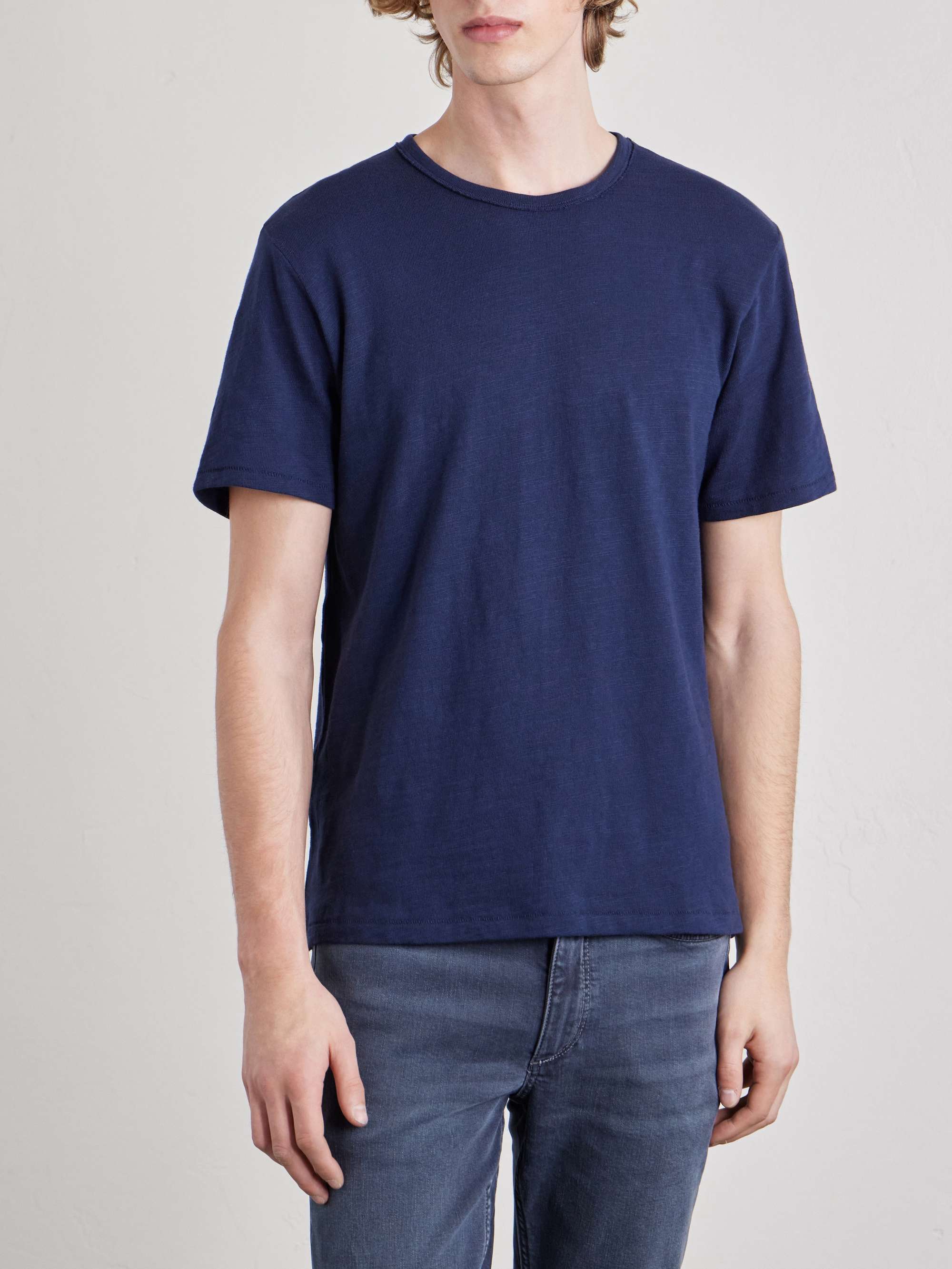 RAG & BONE Classic Flame Slub Cotton-Jersey T-Shirt