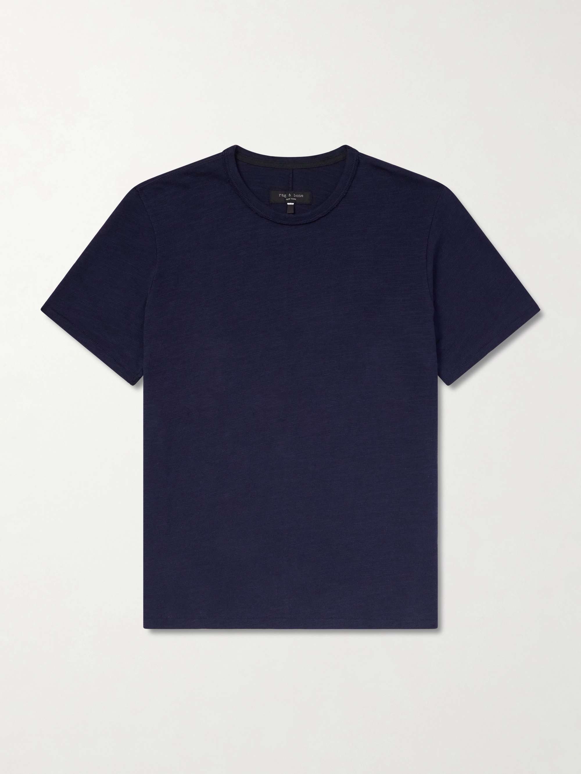 RAG & BONE Classic Flame Slub Cotton-Jersey T-Shirt