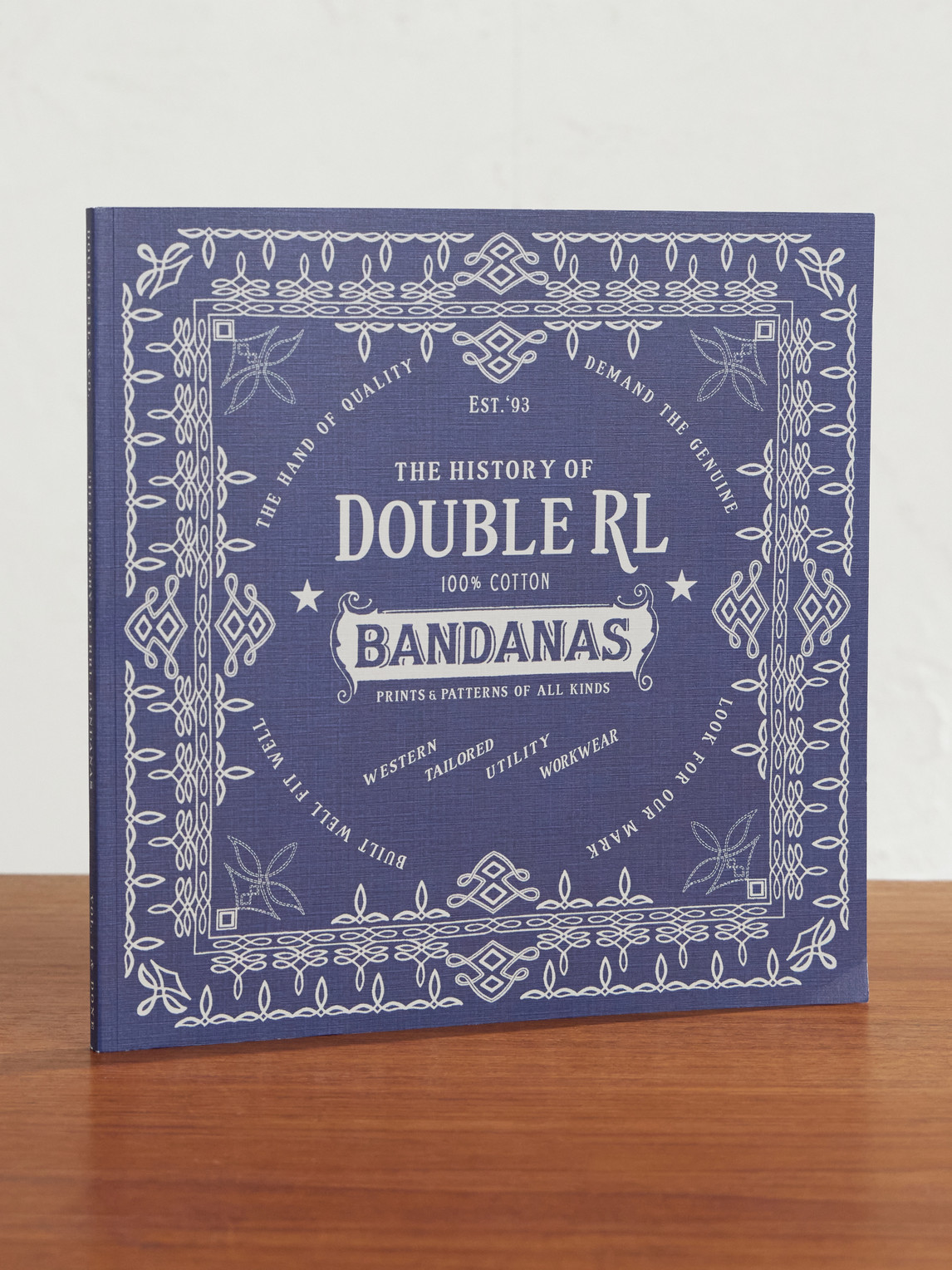 Rrl The History Of Double Rl Bandanas Book In Blue