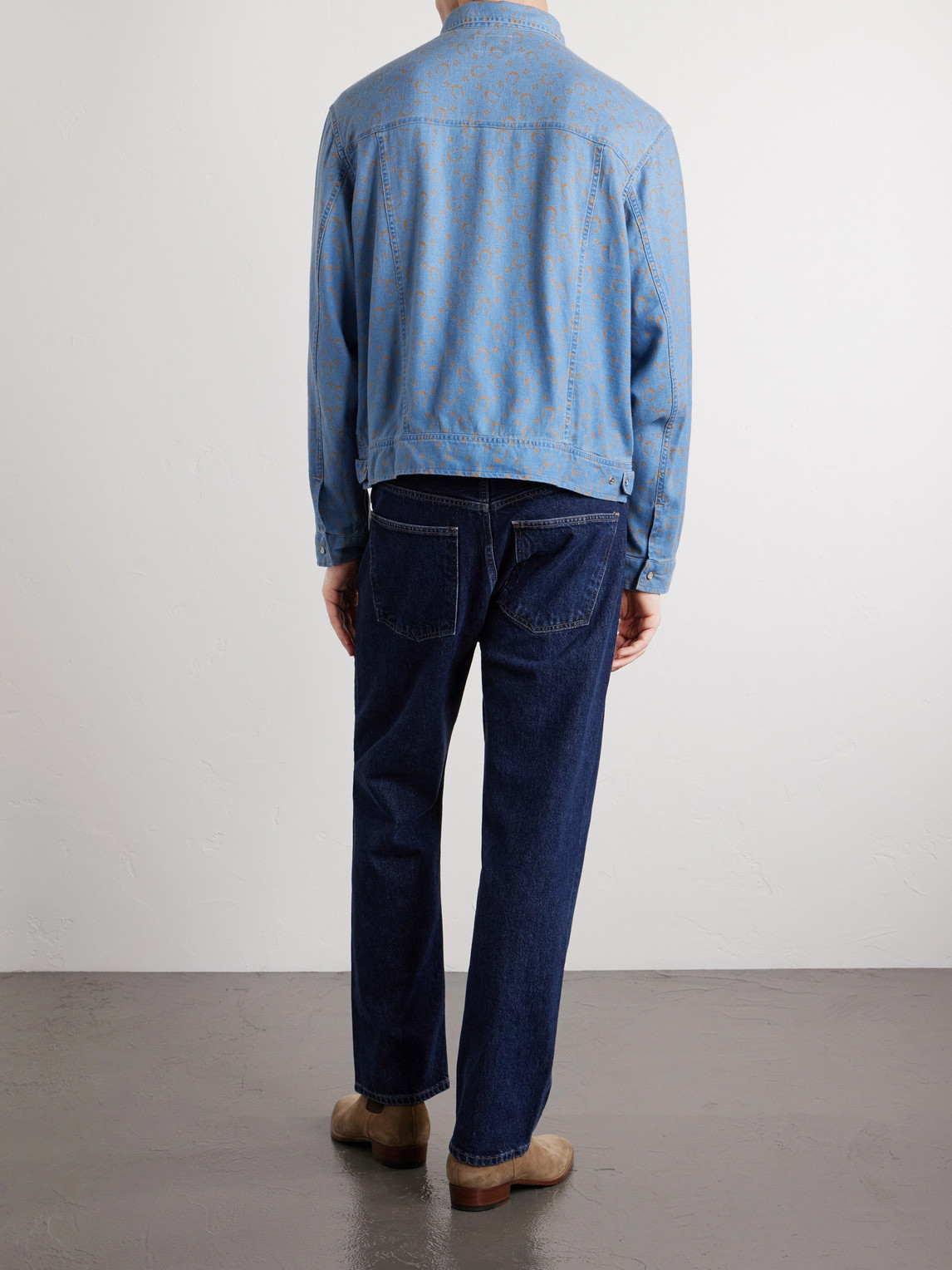  Rrl - Printed Cotton And Linen-blend Shirt - Men - Blue - M 