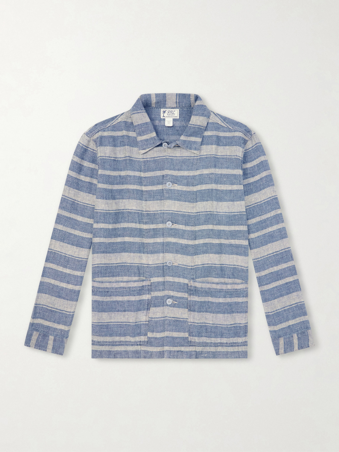 RRL triped Linen hirt - Men