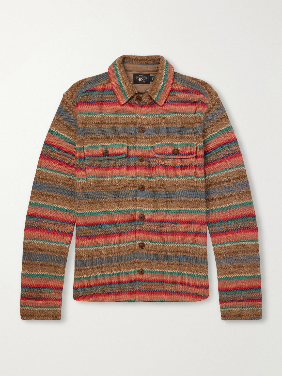 RRL Matlock Striped Linen and Silk-Blend Shirt - Men