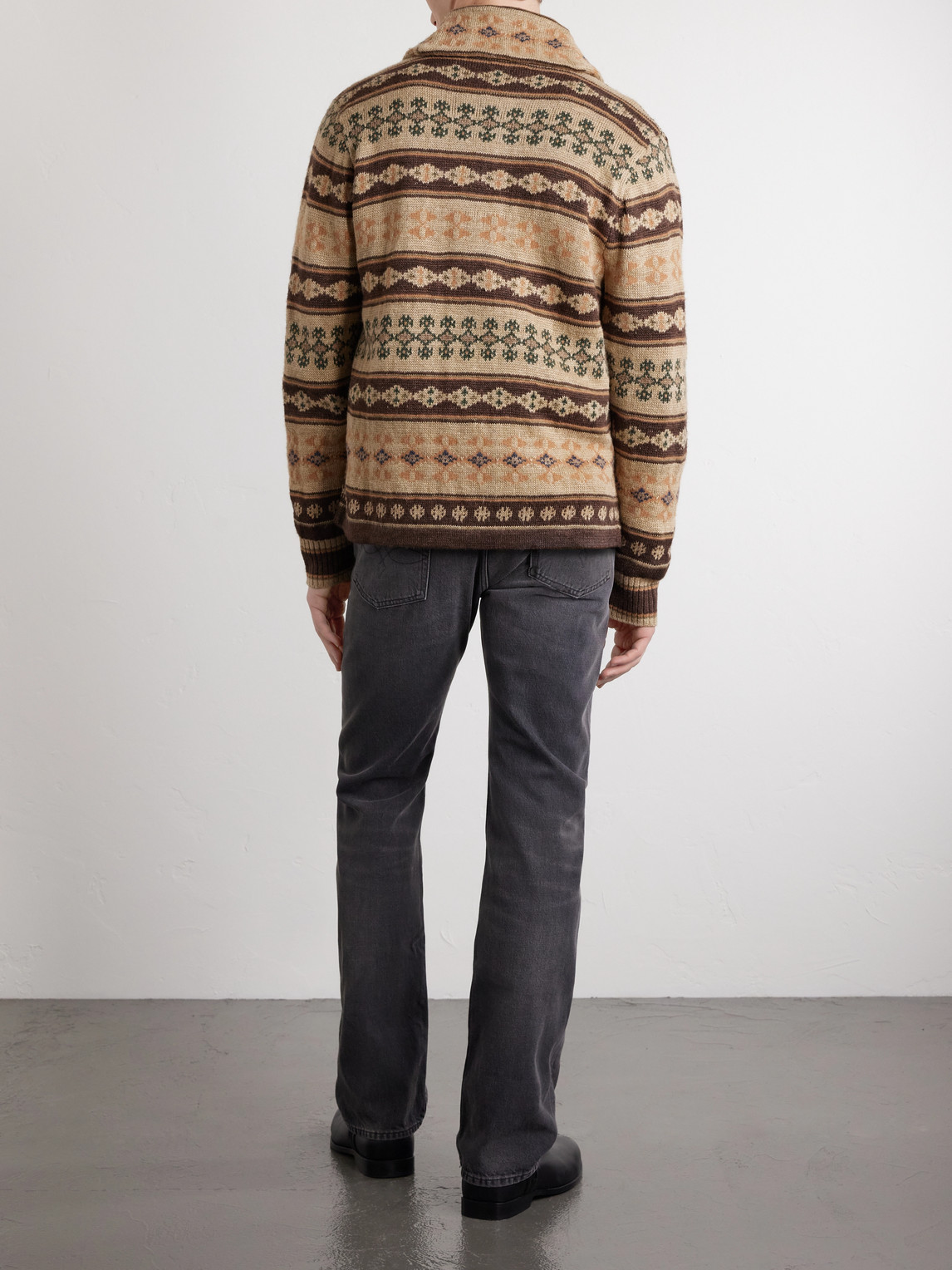 Linen, Silk And Wool-Blend Cardigan
