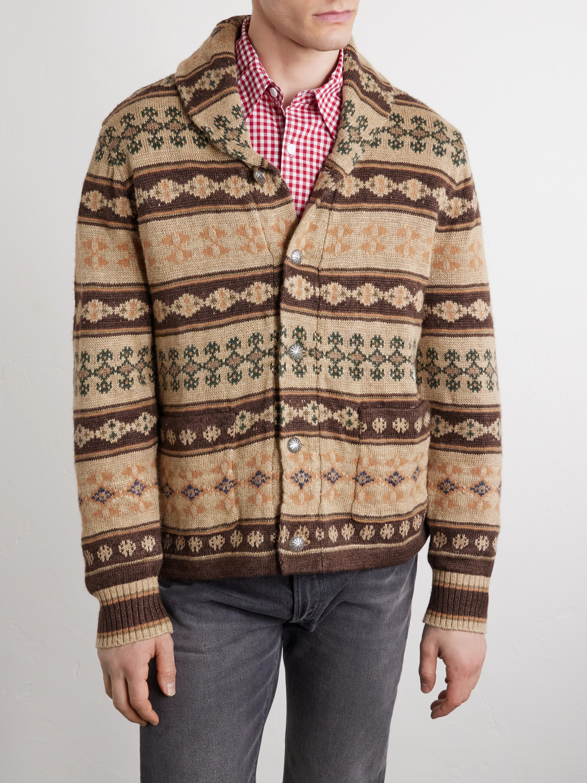 Linen, Silk And Wool-Blend Cardigan