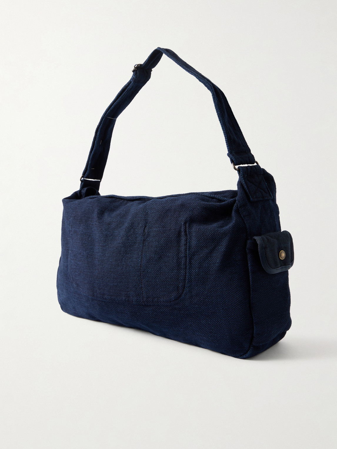  Frizmworks - Sashiko Denim Messenger Bag - Men - Blue 