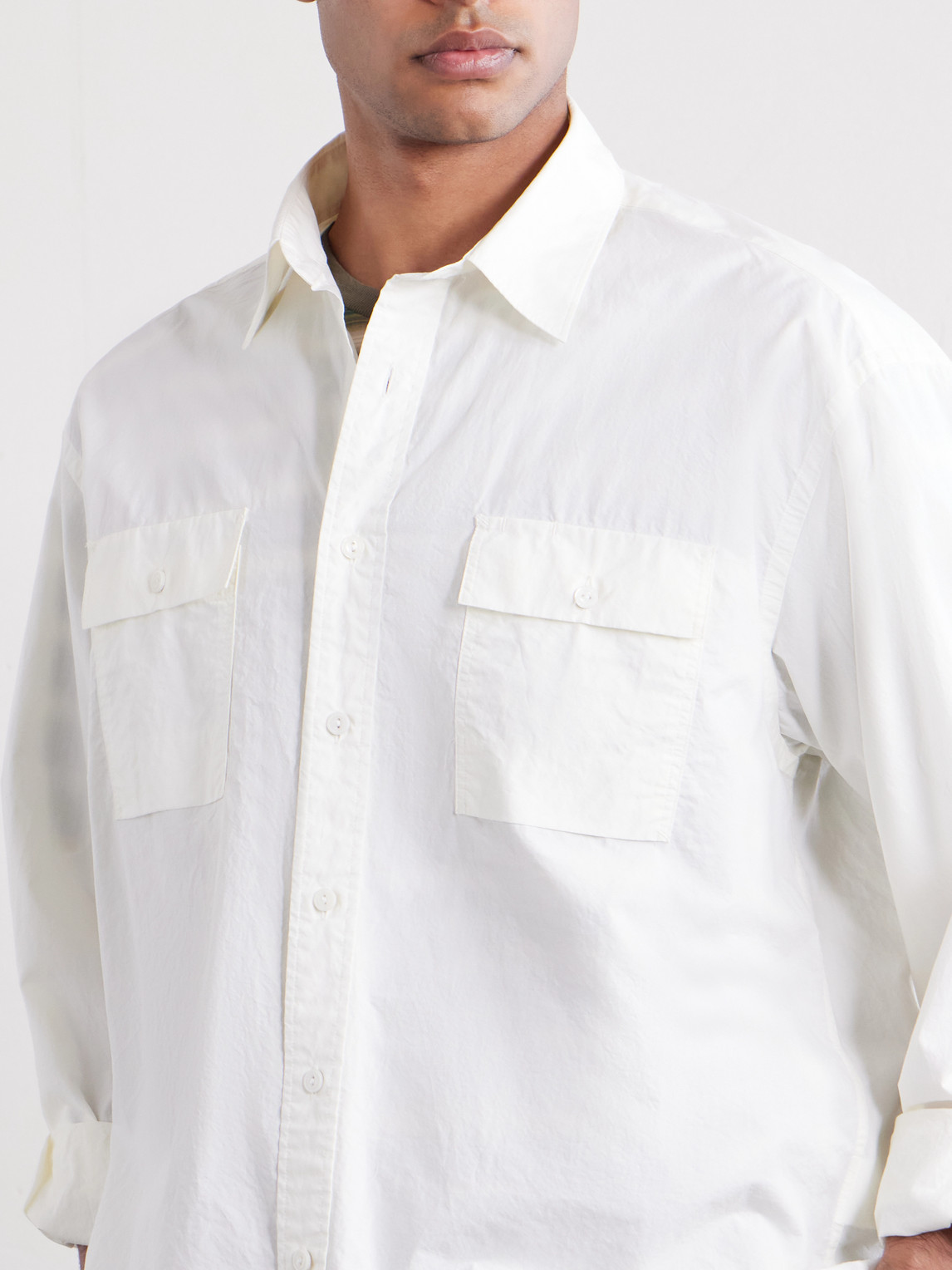 Typewriter Cotton Shirt