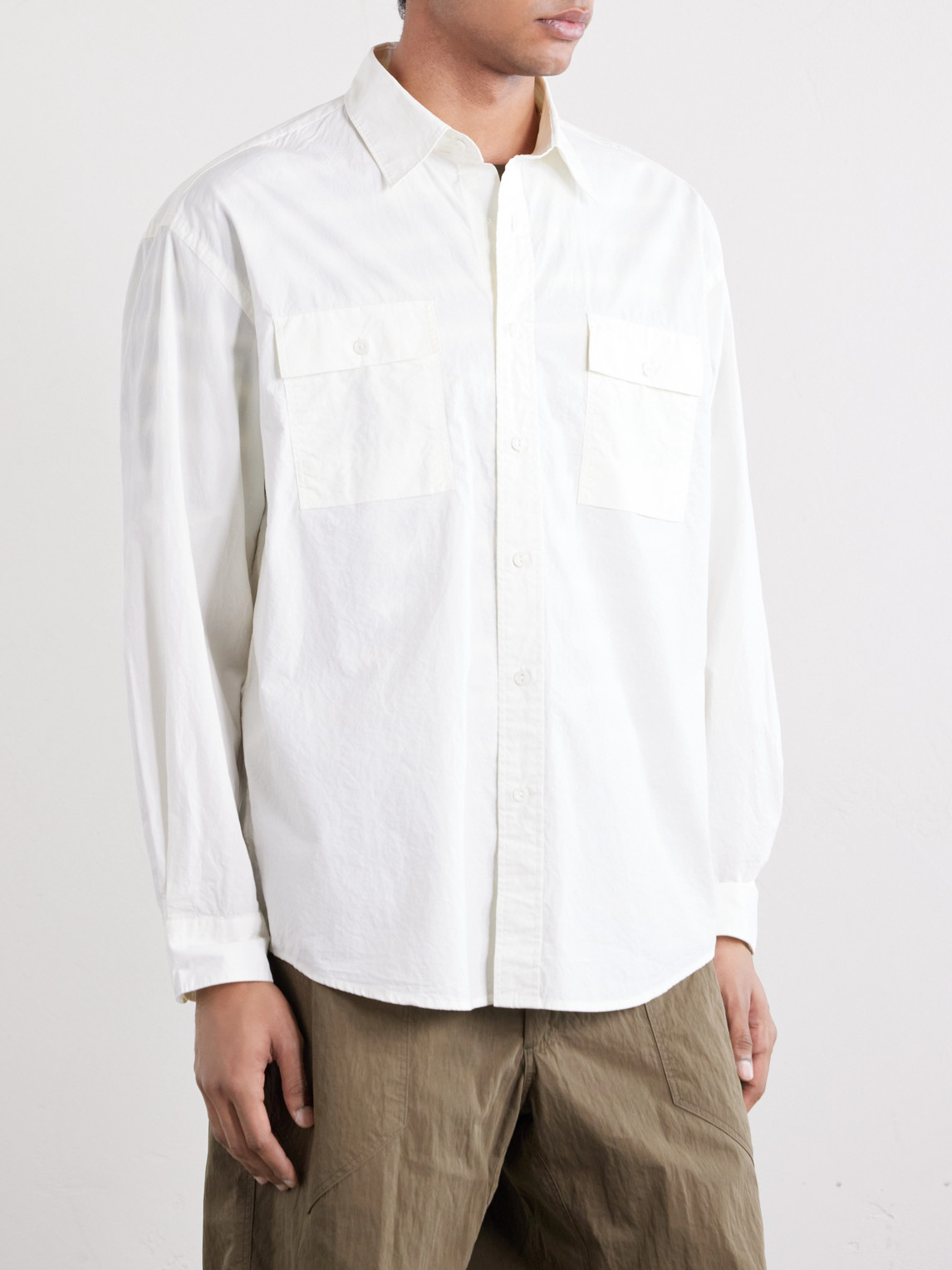 Typewriter Cotton Shirt