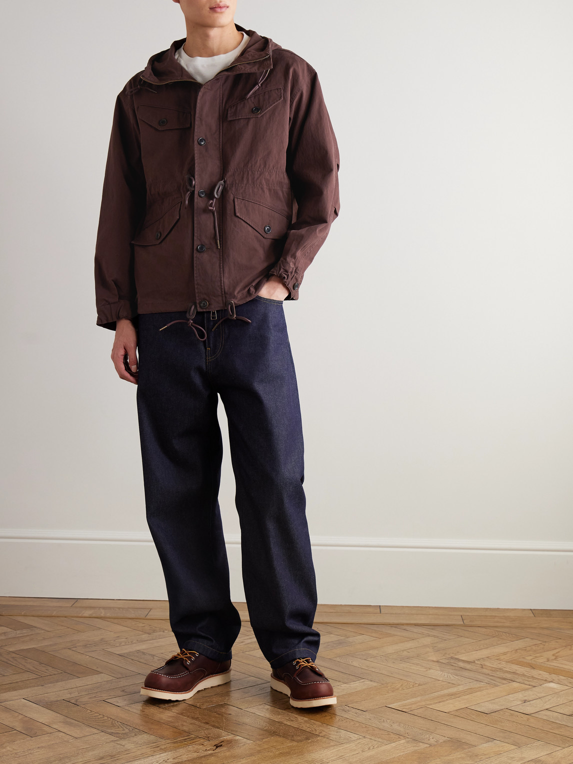 French M47 Cotton And Nylon-Blend Parka
