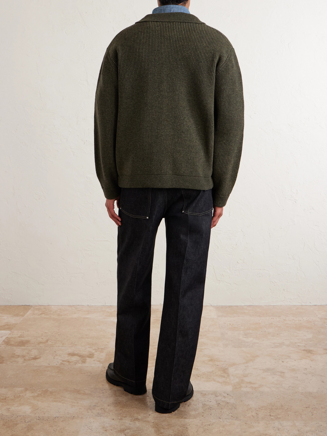 Wool-Blend Cardigan