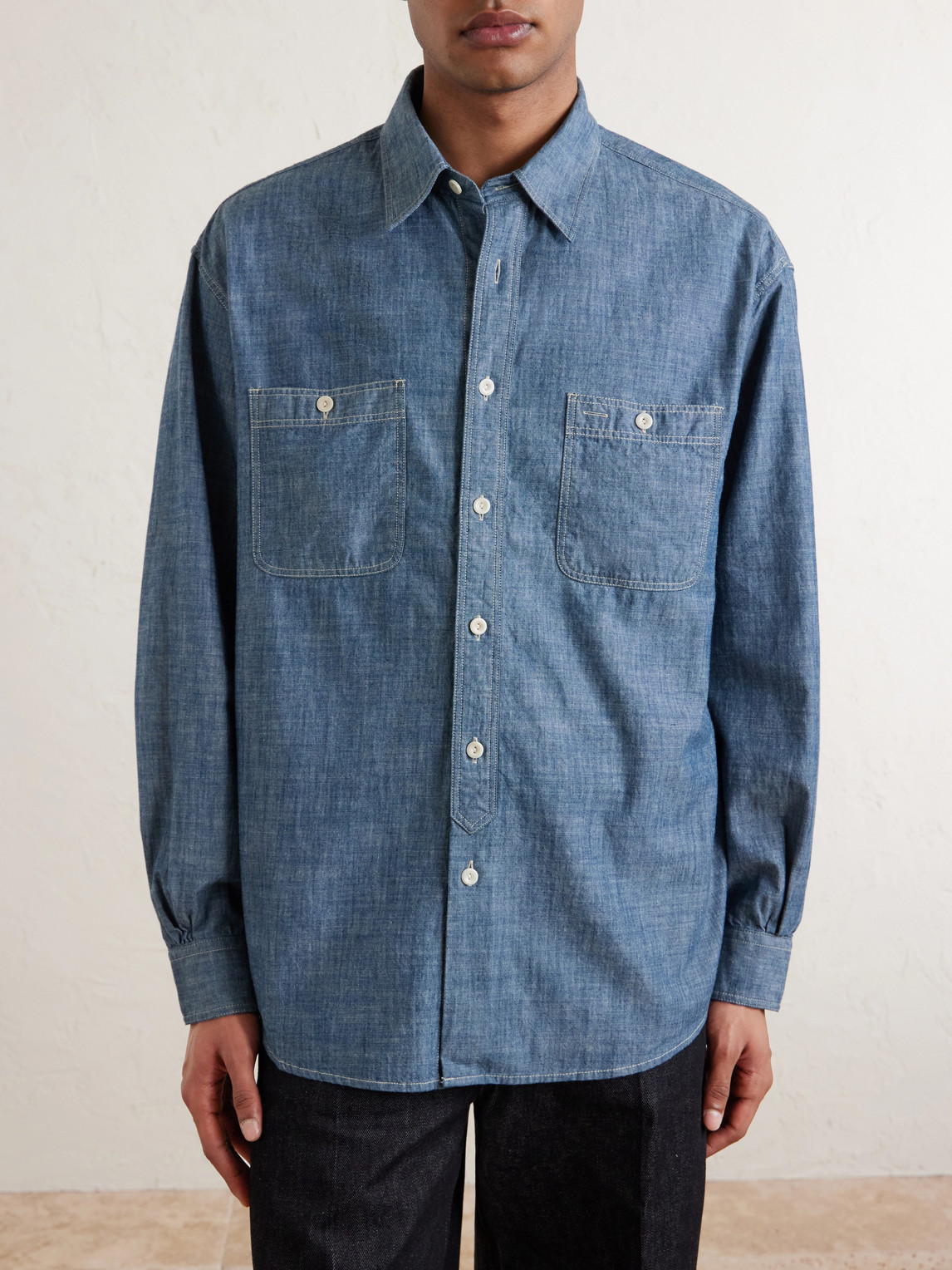 Kuroki Cotton-Chambray Shirt