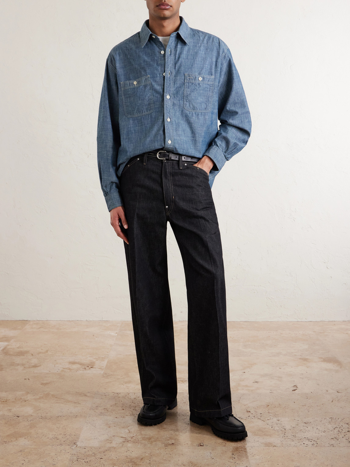 Kuroki Cotton-Chambray Shirt