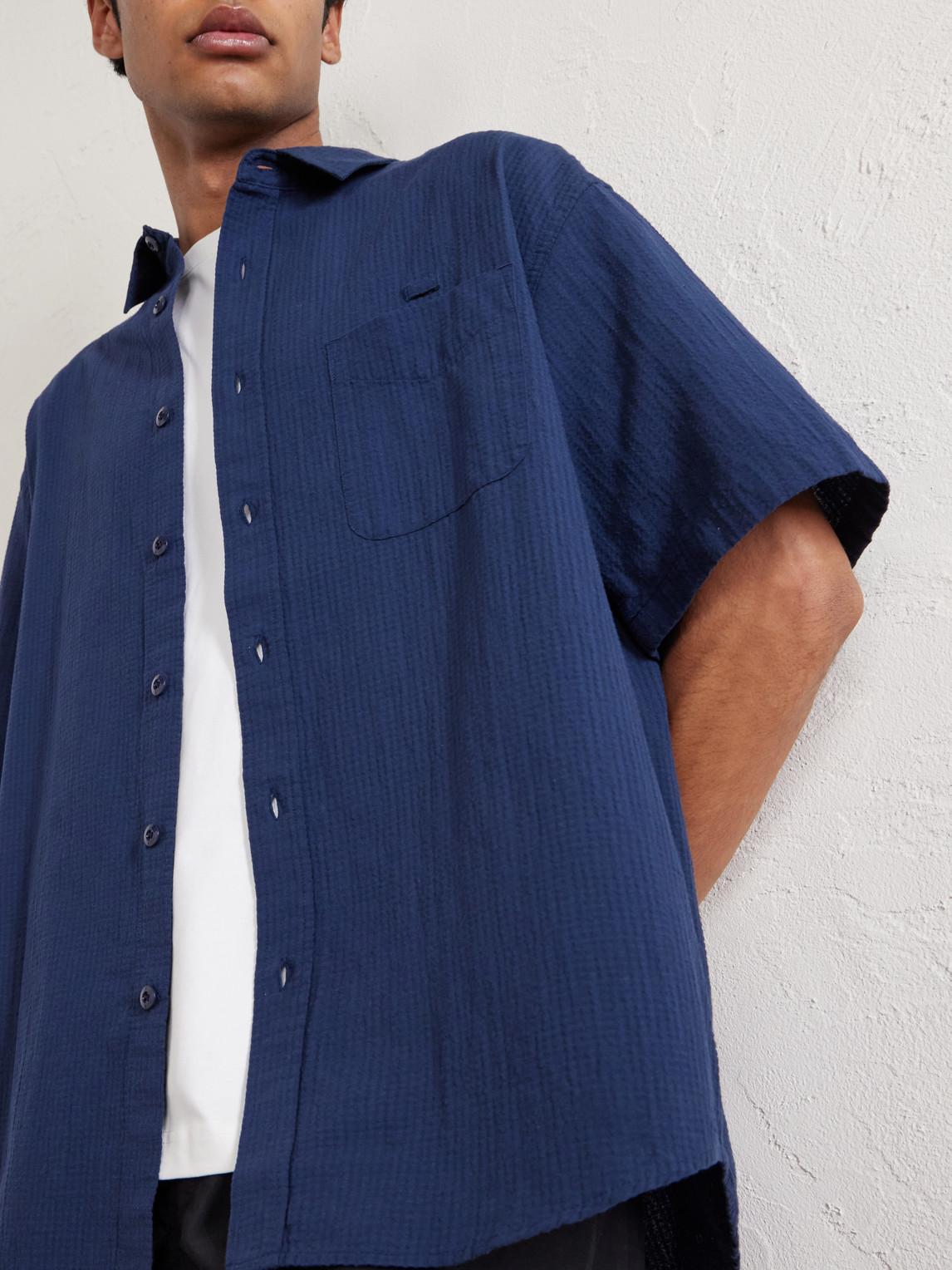 Cotton-Seersucker Shirt