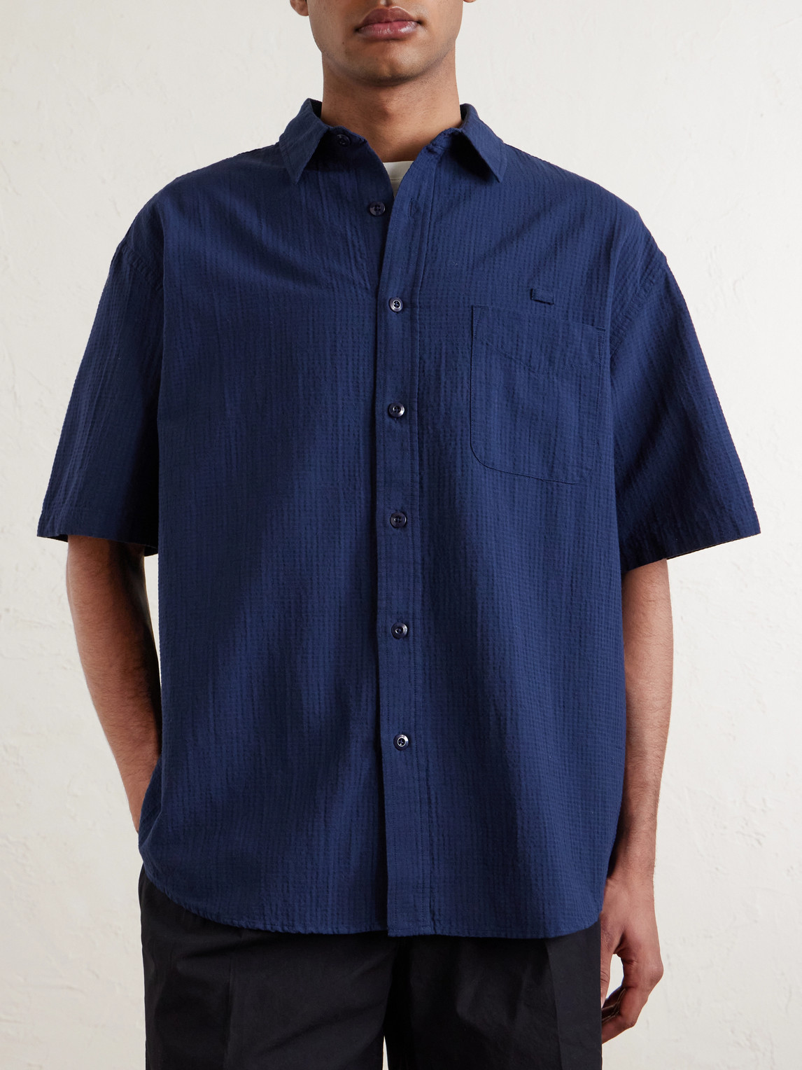 Cotton-Seersucker Shirt