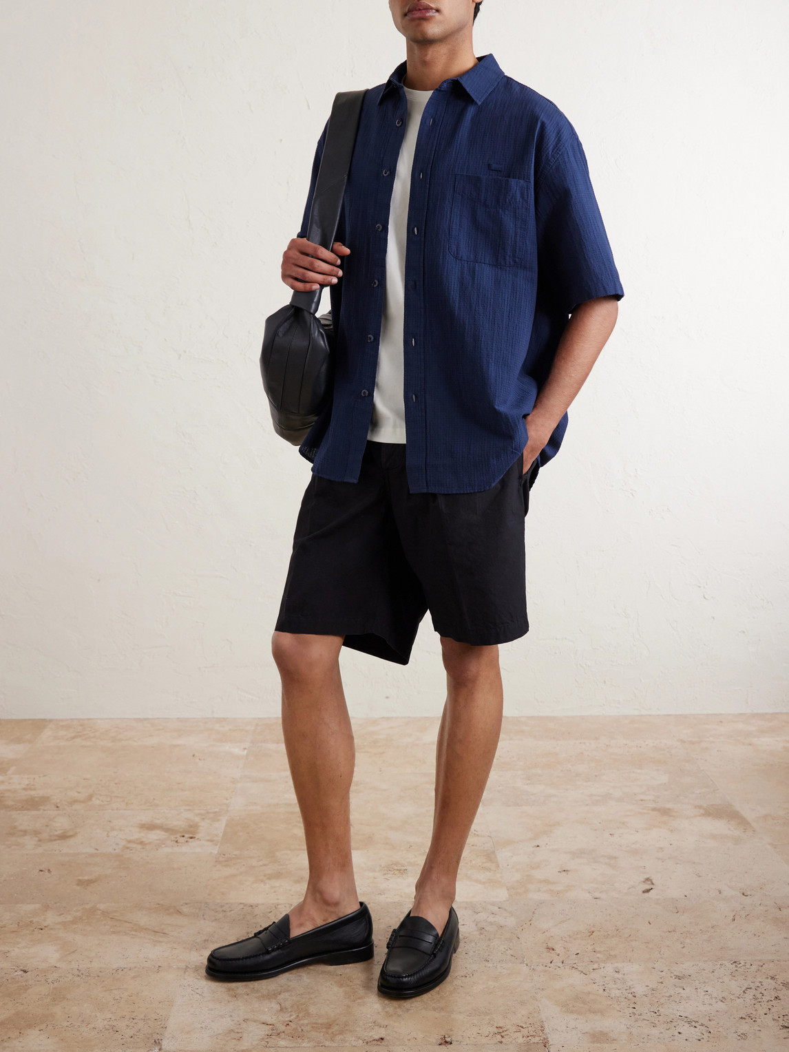 Cotton-Seersucker Shirt